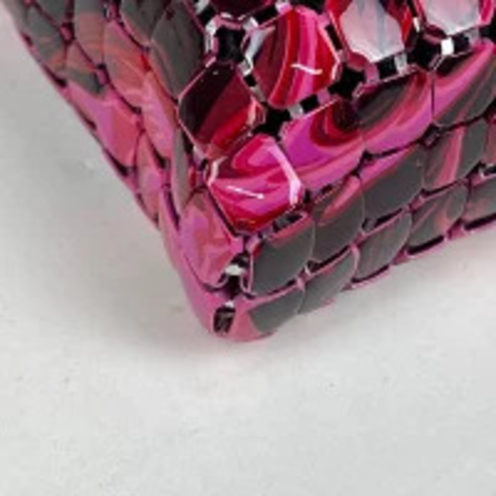 Gucci pink shoulder bag leather Burgundy Red Pink Red